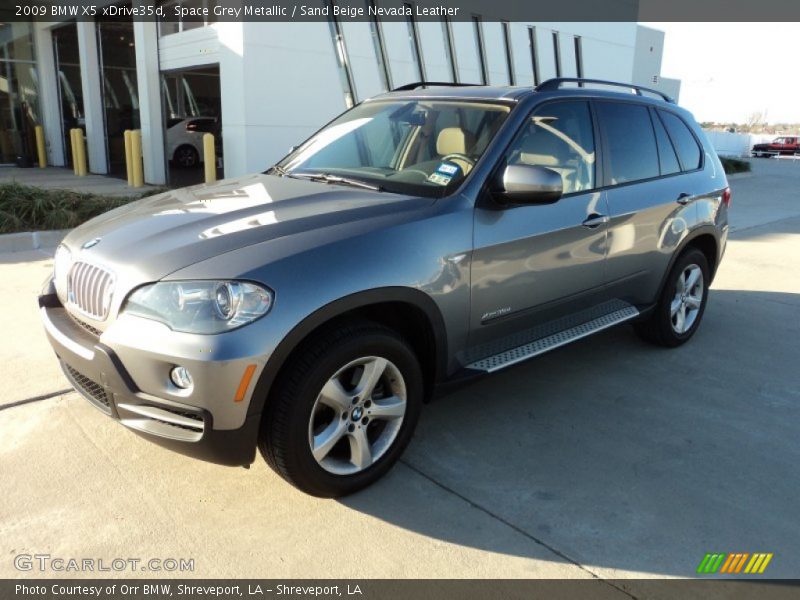 Space Grey Metallic / Sand Beige Nevada Leather 2009 BMW X5 xDrive35d