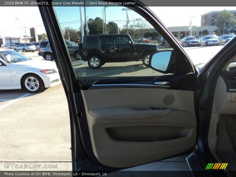 Space Grey Metallic / Sand Beige Nevada Leather 2009 BMW X5 xDrive35d