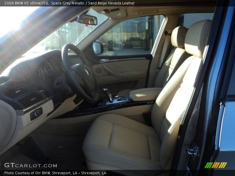 Space Grey Metallic / Sand Beige Nevada Leather 2009 BMW X5 xDrive35d