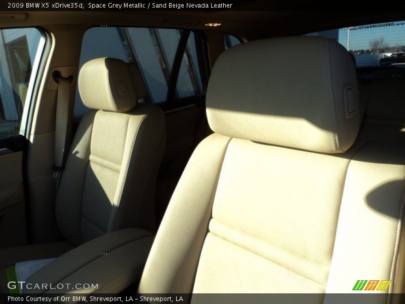 Space Grey Metallic / Sand Beige Nevada Leather 2009 BMW X5 xDrive35d