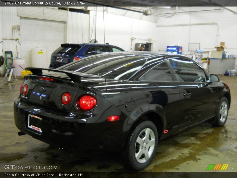 Black / Gray 2007 Chevrolet Cobalt LS Coupe
