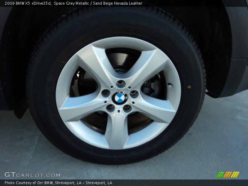 Space Grey Metallic / Sand Beige Nevada Leather 2009 BMW X5 xDrive35d