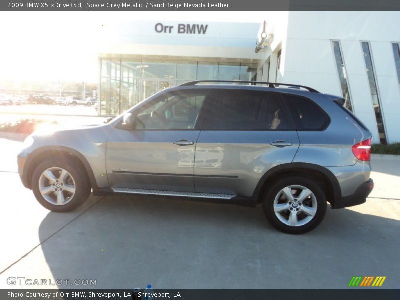 Space Grey Metallic / Sand Beige Nevada Leather 2009 BMW X5 xDrive35d