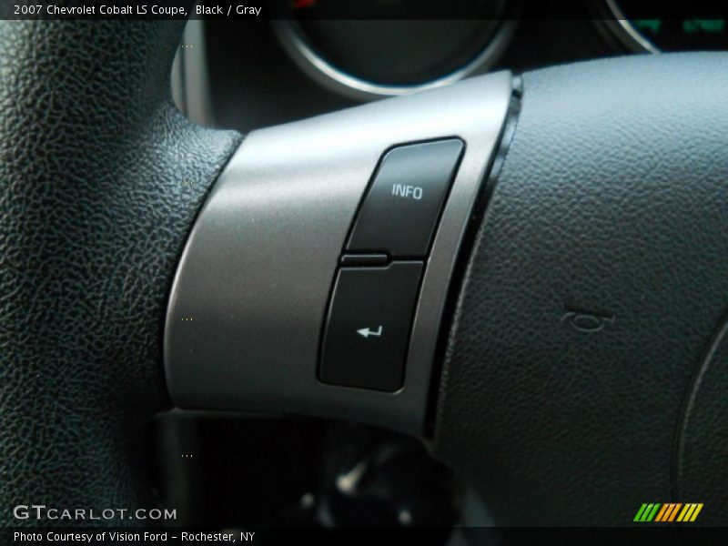 Black / Gray 2007 Chevrolet Cobalt LS Coupe