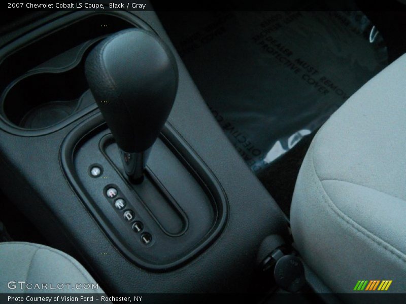 Black / Gray 2007 Chevrolet Cobalt LS Coupe