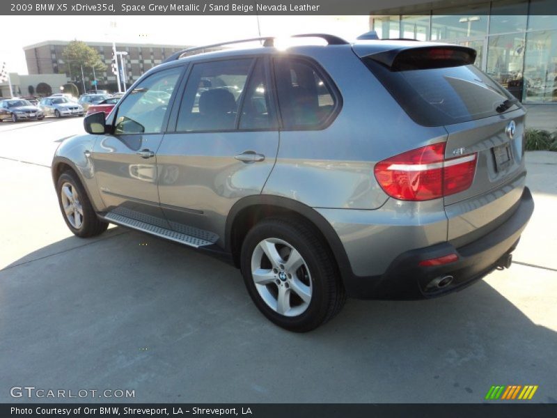 Space Grey Metallic / Sand Beige Nevada Leather 2009 BMW X5 xDrive35d