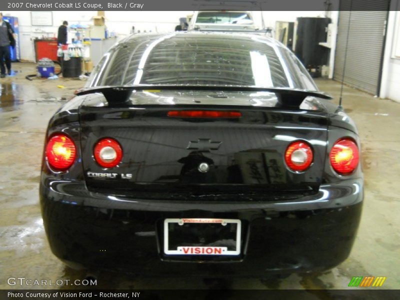 Black / Gray 2007 Chevrolet Cobalt LS Coupe