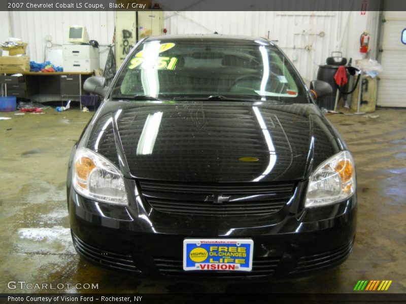 Black / Gray 2007 Chevrolet Cobalt LS Coupe