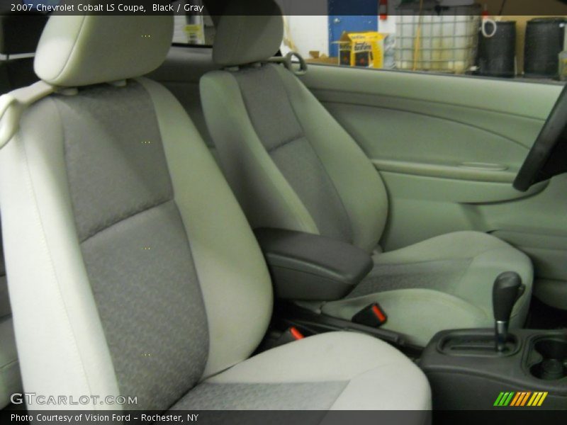 Black / Gray 2007 Chevrolet Cobalt LS Coupe