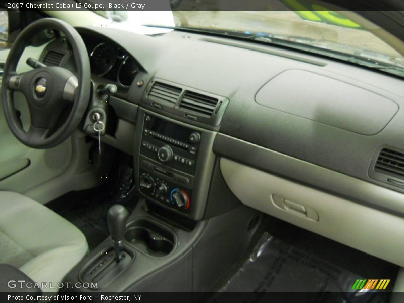 Black / Gray 2007 Chevrolet Cobalt LS Coupe