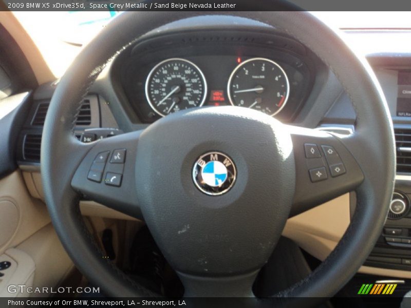 Space Grey Metallic / Sand Beige Nevada Leather 2009 BMW X5 xDrive35d