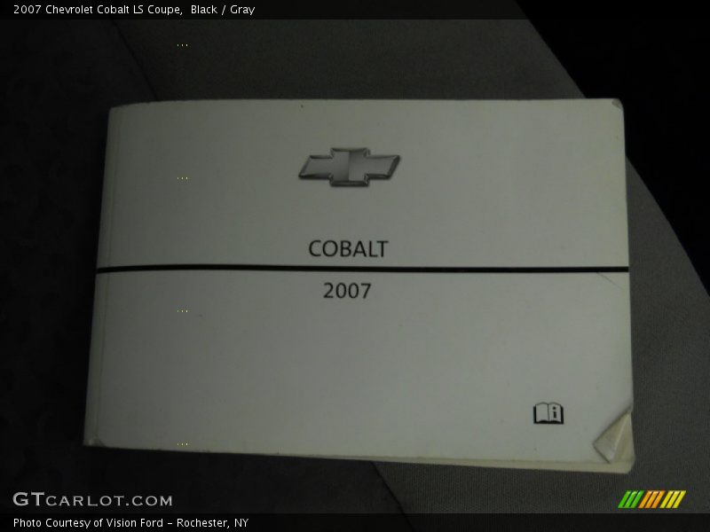 Black / Gray 2007 Chevrolet Cobalt LS Coupe