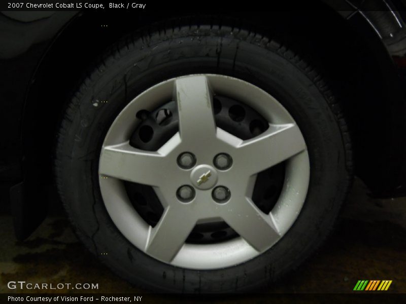 Black / Gray 2007 Chevrolet Cobalt LS Coupe