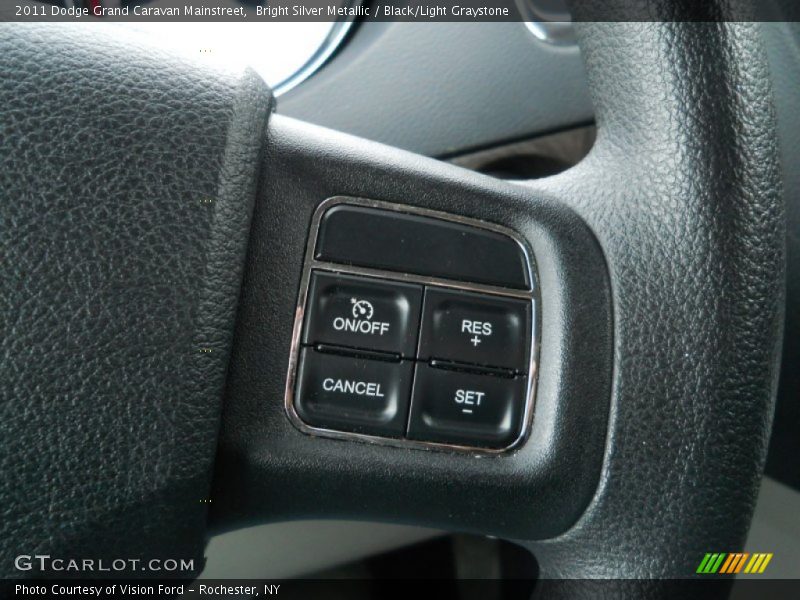 Bright Silver Metallic / Black/Light Graystone 2011 Dodge Grand Caravan Mainstreet