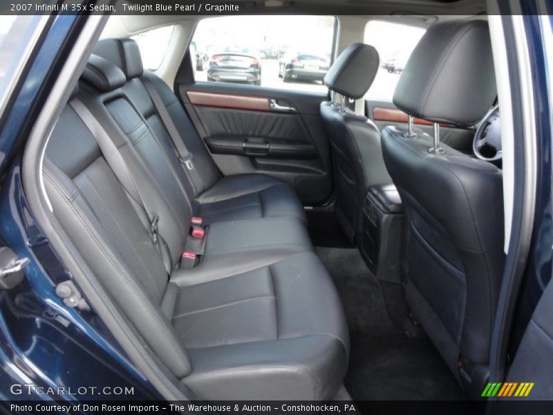 Twilight Blue Pearl / Graphite 2007 Infiniti M 35x Sedan
