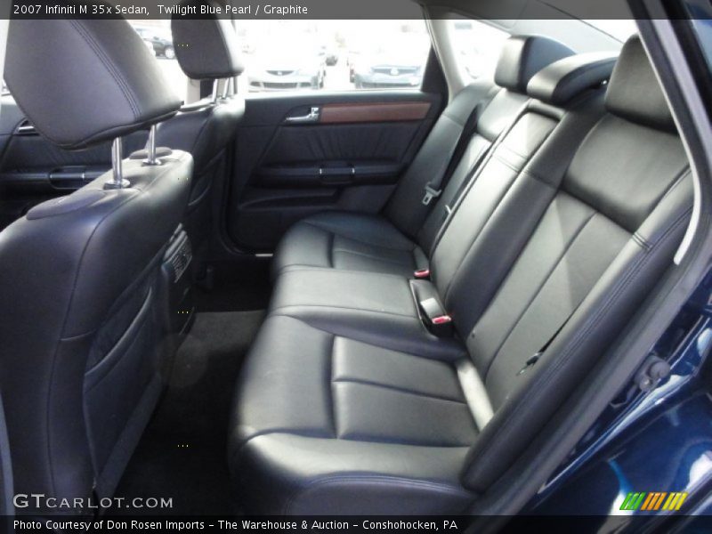 Twilight Blue Pearl / Graphite 2007 Infiniti M 35x Sedan