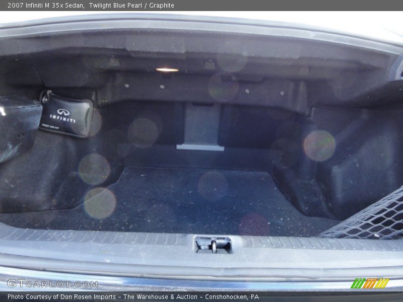 Twilight Blue Pearl / Graphite 2007 Infiniti M 35x Sedan