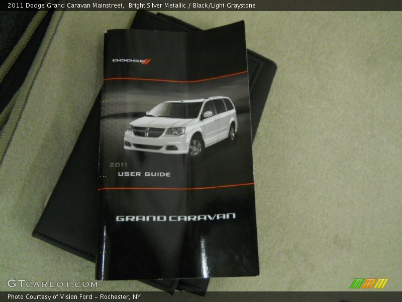 Bright Silver Metallic / Black/Light Graystone 2011 Dodge Grand Caravan Mainstreet