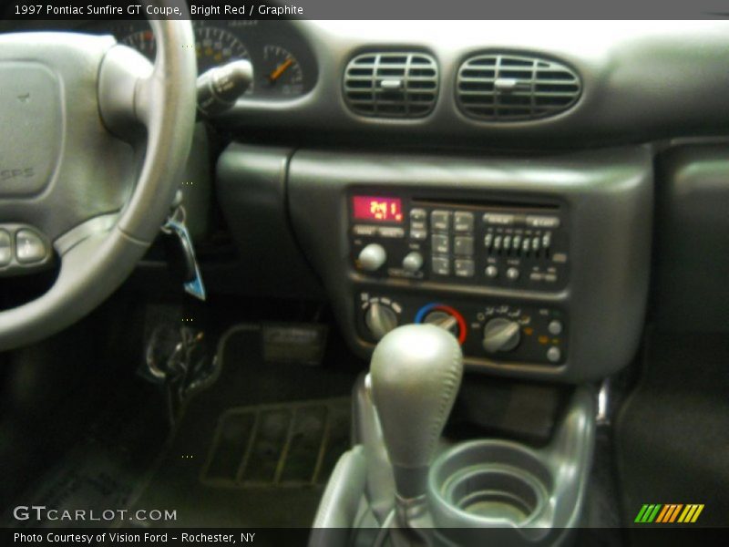 Bright Red / Graphite 1997 Pontiac Sunfire GT Coupe