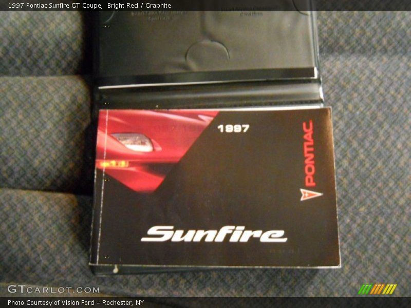 Bright Red / Graphite 1997 Pontiac Sunfire GT Coupe