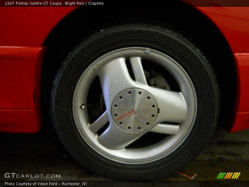 Bright Red / Graphite 1997 Pontiac Sunfire GT Coupe