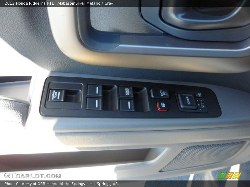 Alabaster Silver Metallic / Gray 2012 Honda Ridgeline RTL