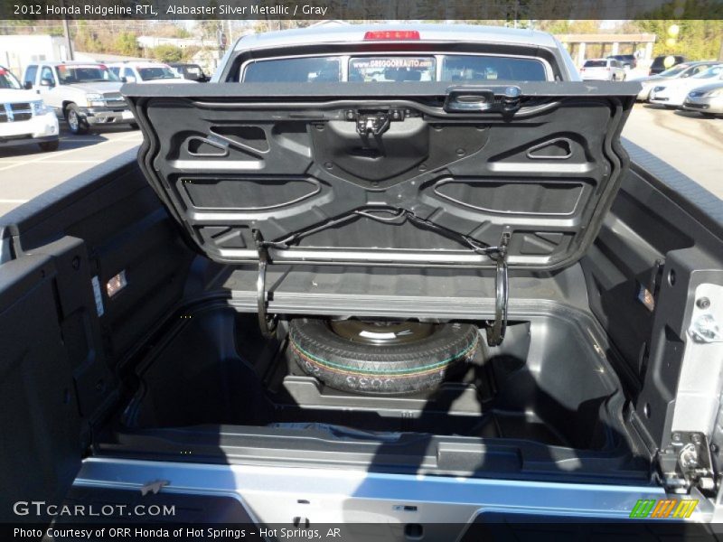 Alabaster Silver Metallic / Gray 2012 Honda Ridgeline RTL