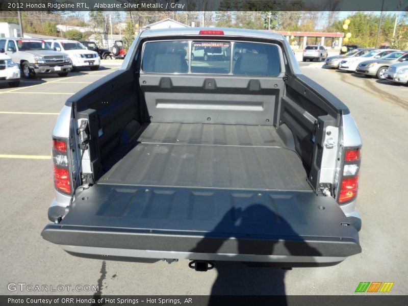 Alabaster Silver Metallic / Gray 2012 Honda Ridgeline RTL