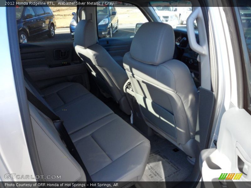 Alabaster Silver Metallic / Gray 2012 Honda Ridgeline RTL