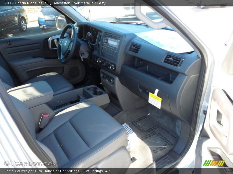Alabaster Silver Metallic / Gray 2012 Honda Ridgeline RTL
