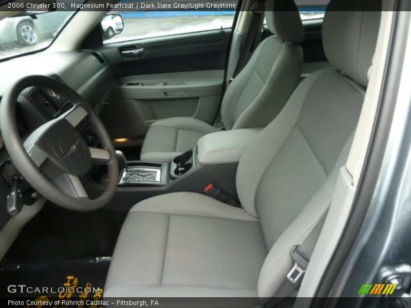 Magnesium Pearlcoat / Dark Slate Gray/Light Graystone 2006 Chrysler 300