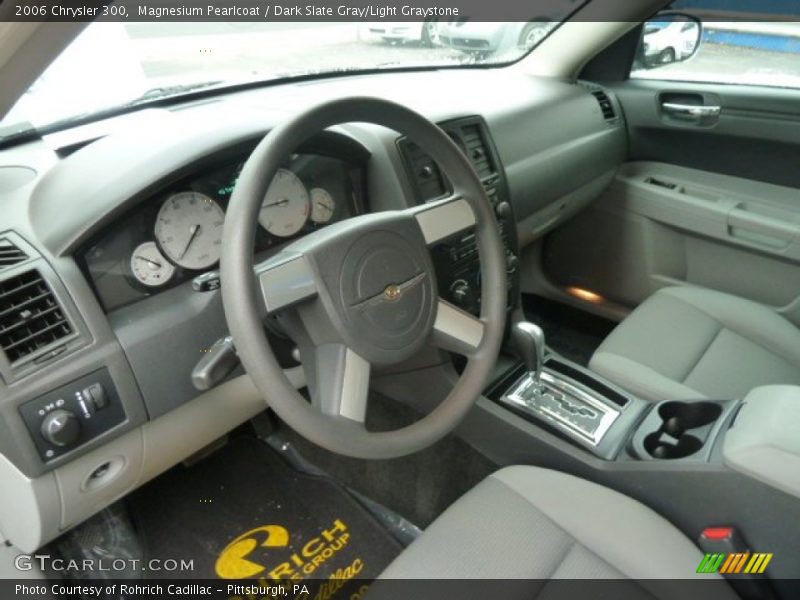 Magnesium Pearlcoat / Dark Slate Gray/Light Graystone 2006 Chrysler 300