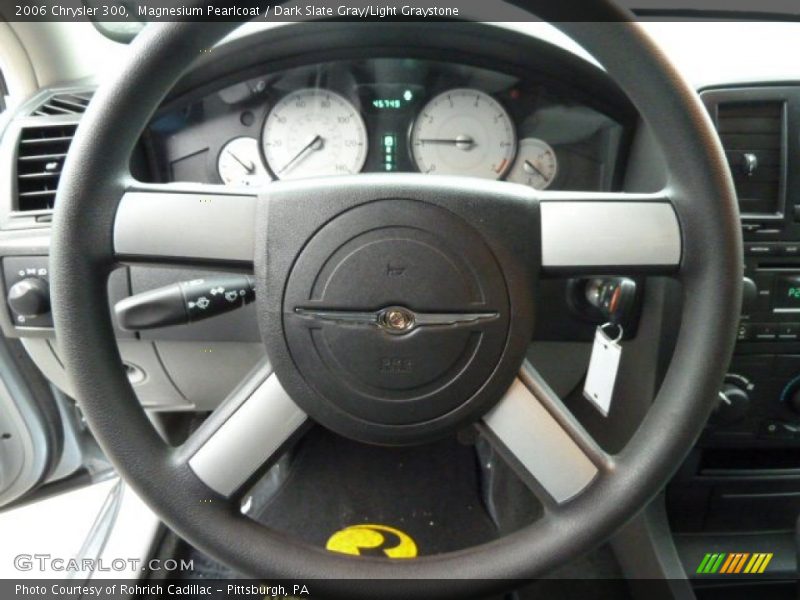 Magnesium Pearlcoat / Dark Slate Gray/Light Graystone 2006 Chrysler 300