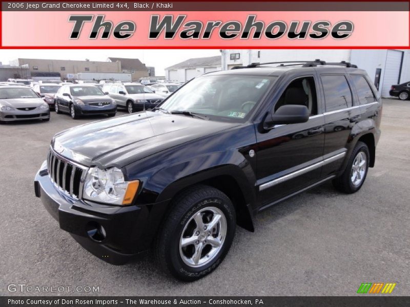 Black / Khaki 2006 Jeep Grand Cherokee Limited 4x4