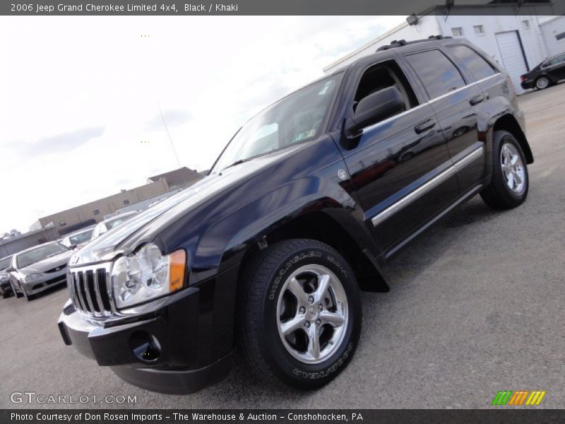 Black / Khaki 2006 Jeep Grand Cherokee Limited 4x4