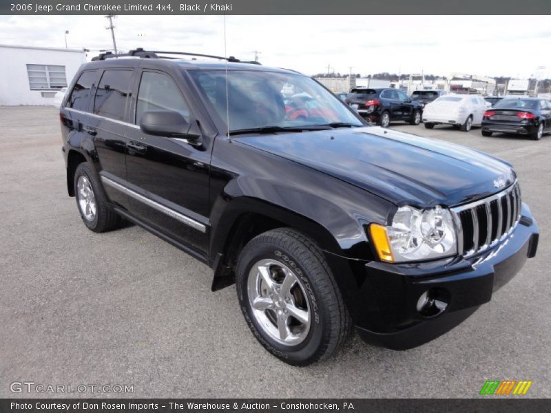 Black / Khaki 2006 Jeep Grand Cherokee Limited 4x4