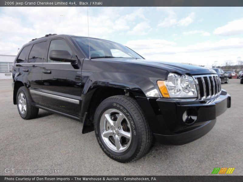 Black / Khaki 2006 Jeep Grand Cherokee Limited 4x4