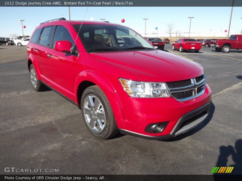 Front 3/4 View of 2012 Journey Crew AWD