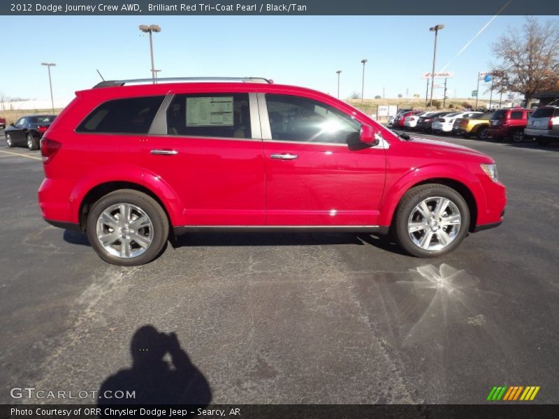  2012 Journey Crew AWD Brilliant Red Tri-Coat Pearl