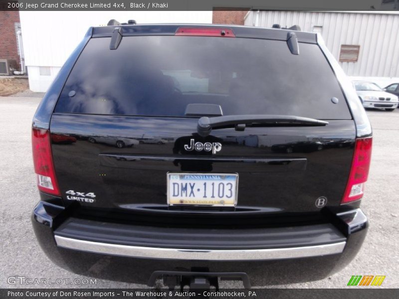 Black / Khaki 2006 Jeep Grand Cherokee Limited 4x4