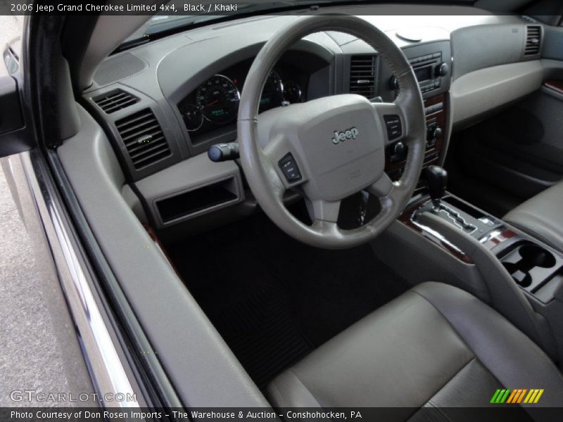 Black / Khaki 2006 Jeep Grand Cherokee Limited 4x4
