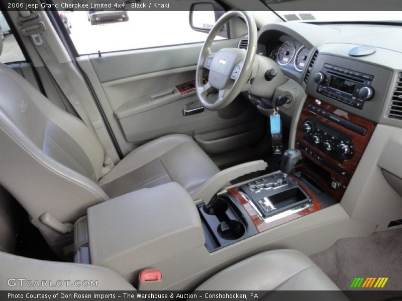 Black / Khaki 2006 Jeep Grand Cherokee Limited 4x4