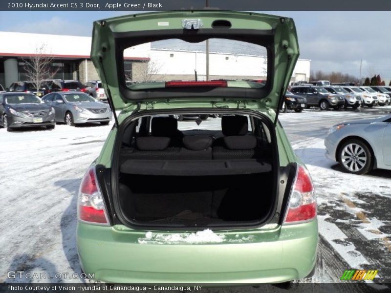 Apple Green / Black 2010 Hyundai Accent GS 3 Door