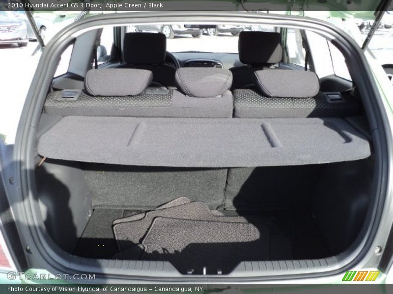 Apple Green / Black 2010 Hyundai Accent GS 3 Door