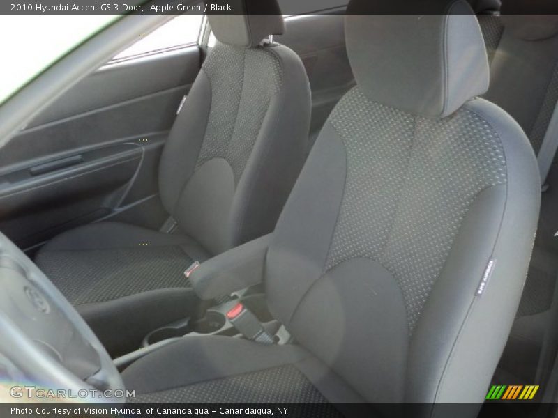 Apple Green / Black 2010 Hyundai Accent GS 3 Door