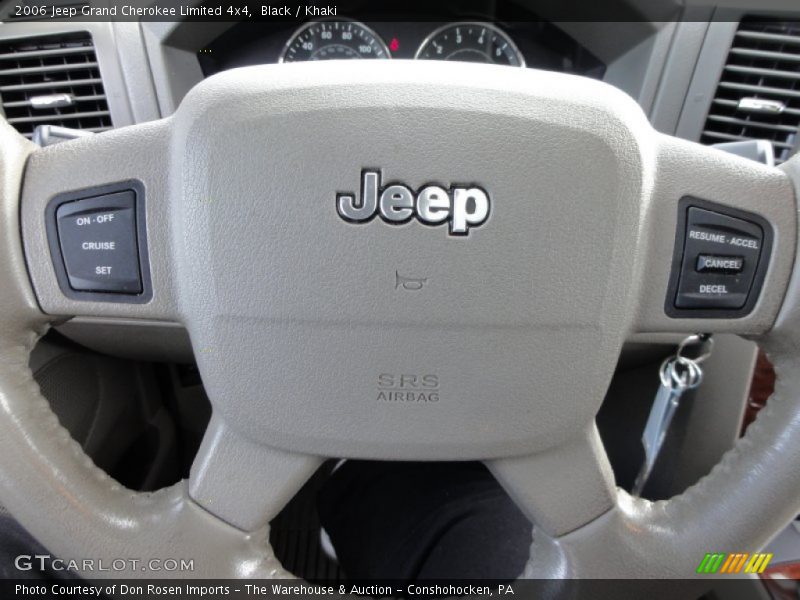 Black / Khaki 2006 Jeep Grand Cherokee Limited 4x4