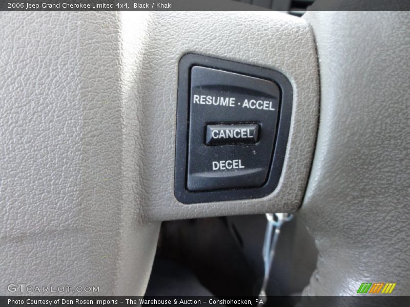 Black / Khaki 2006 Jeep Grand Cherokee Limited 4x4