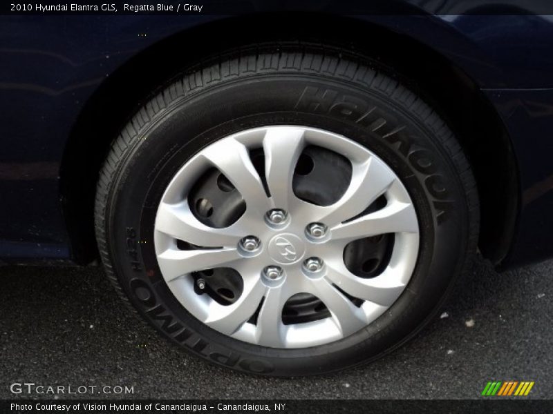 Regatta Blue / Gray 2010 Hyundai Elantra GLS
