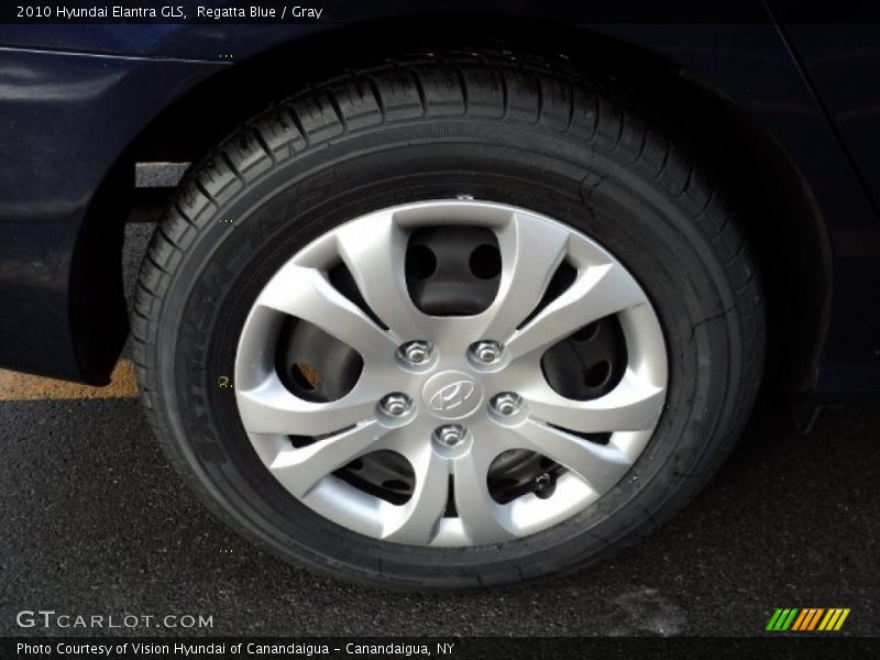 Regatta Blue / Gray 2010 Hyundai Elantra GLS
