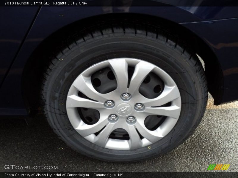 Regatta Blue / Gray 2010 Hyundai Elantra GLS
